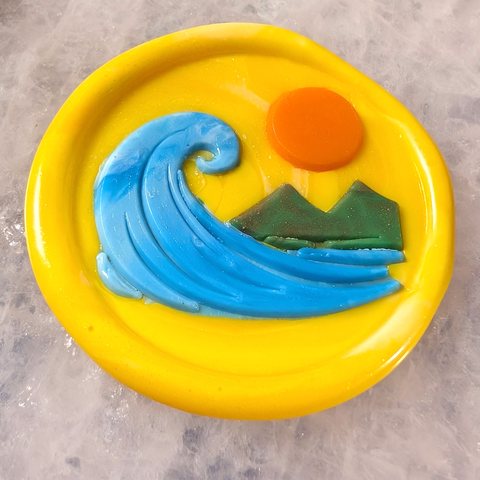 Wave & Peak wax seal