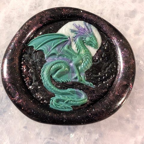 Dragon & Moon wax seal