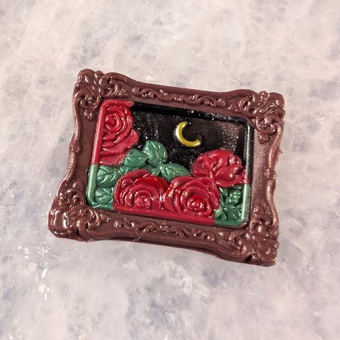 Framed Roses (Red) wax seal