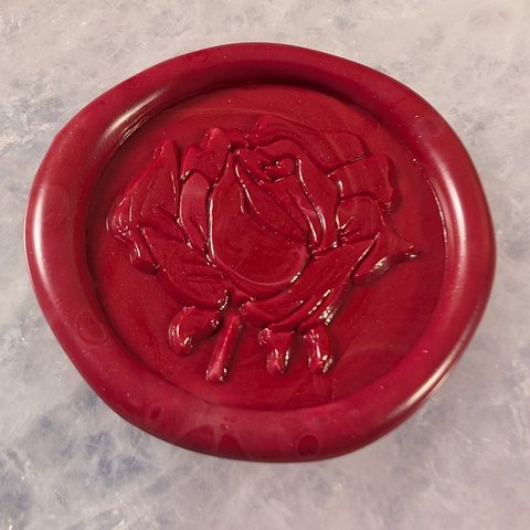 Rose (One Color) wax seal