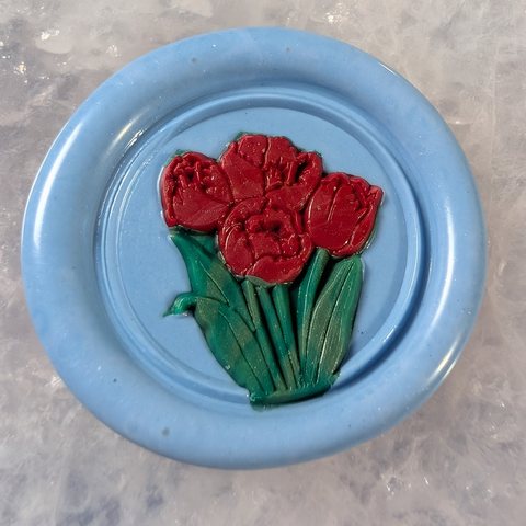 Tulips wax seal