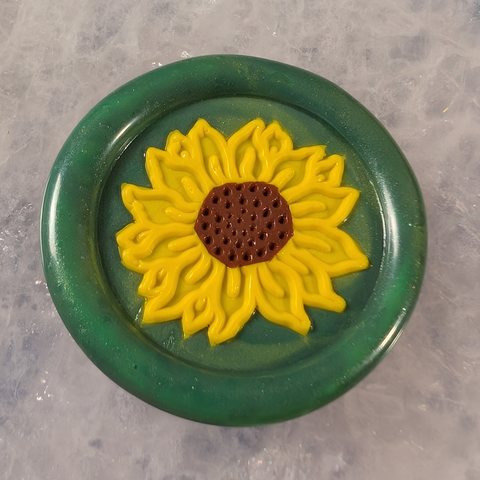 Sunflower (Multicolored) wax seal