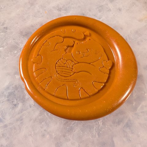 Cat & Yarn (One Color) wax seal