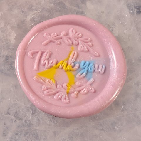 Thank You Sprigs (Multicolor) wax seal