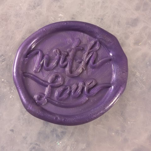 With Love (One Color) wax seal