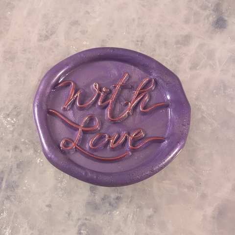 With Love (One Color & Inked) wax seal