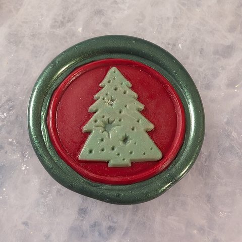 Christmas Tree (Tricolor) wax seal
