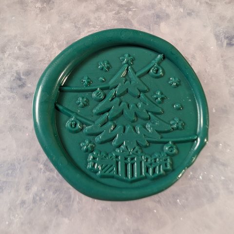 Trimmed Tree (One Color) wax seal