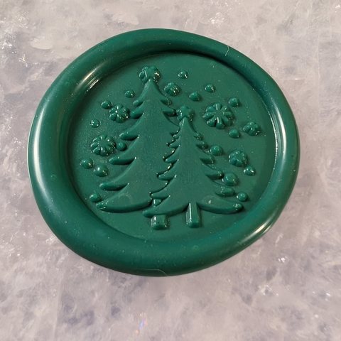 Christmas Trees (One Color) wax seal