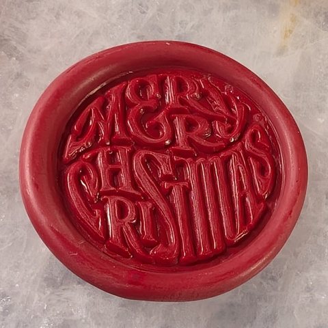 Merry Christmas (One Color) wax seal