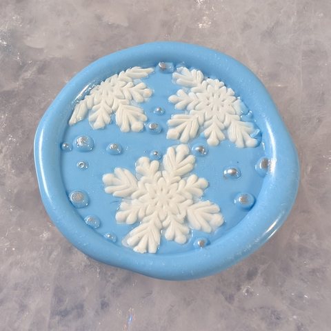 Snowfall (Dual Color & Inked) wax seal