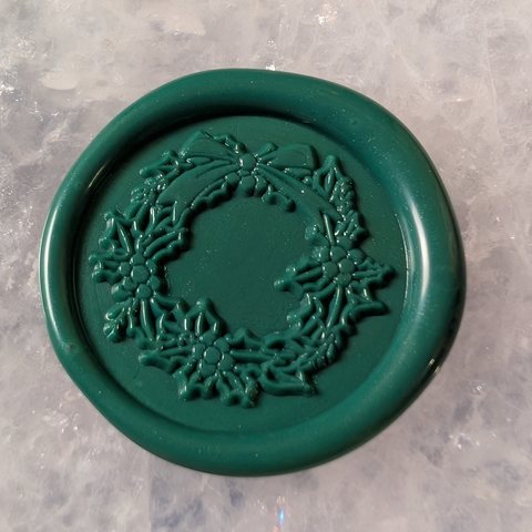 Wreath (One Color) wax seal
