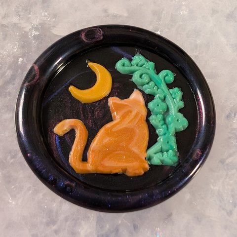 Midnight Cat wax seal