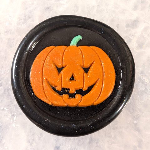Jack-o'-Lantern wax seal