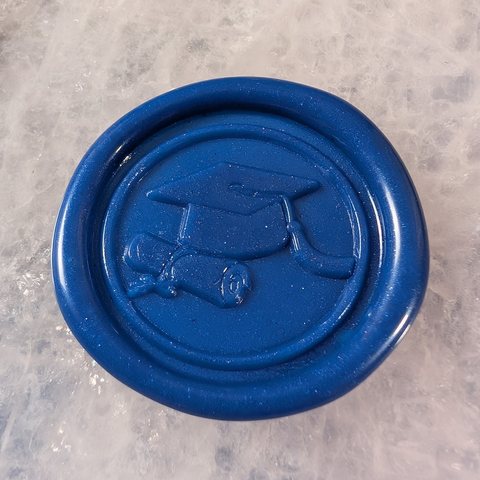 Grad Cap (One Color) wax seal
