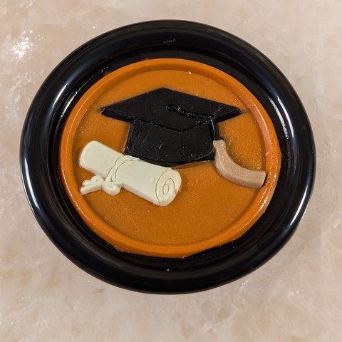 Grad Cap (Multicolored) wax seal